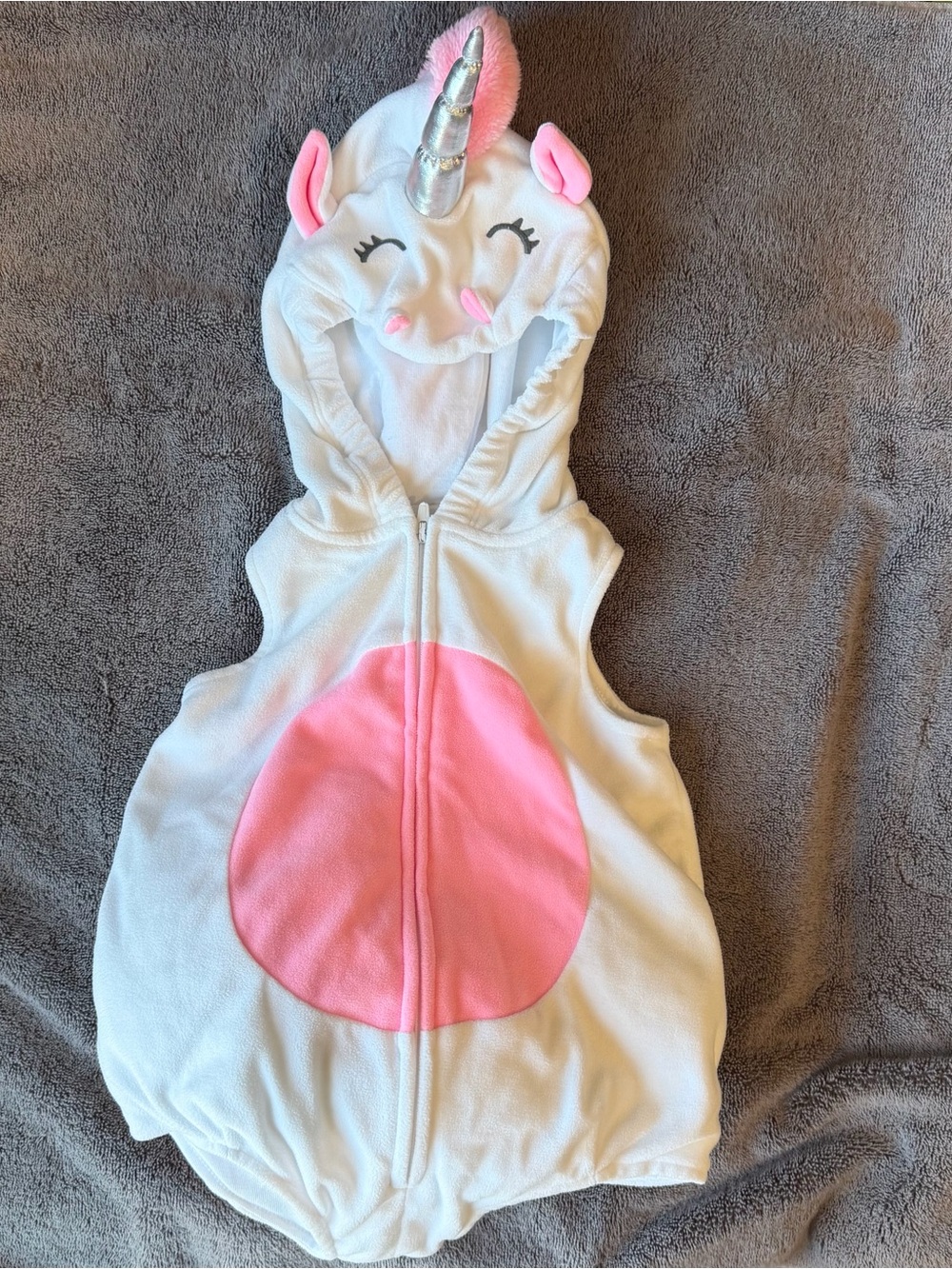 Carter’s- Unicorn Hooded Baby Costume - White & Pink